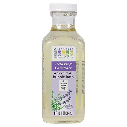 Aura Cacia Lavender Bubble Bath - Pure Essential Oils, No Synthetic Fragrances - 3 Pack, 13 fl. oz.