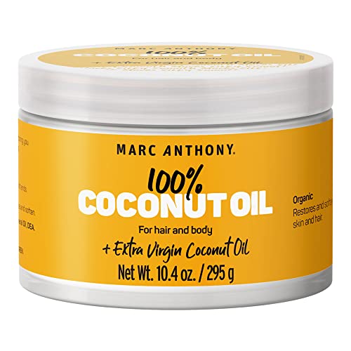 Marc Anthony Hair Oil - Hydrating Organic Coconut Oil for Curls, Paraben & Sulfate-Free - 10.4oz