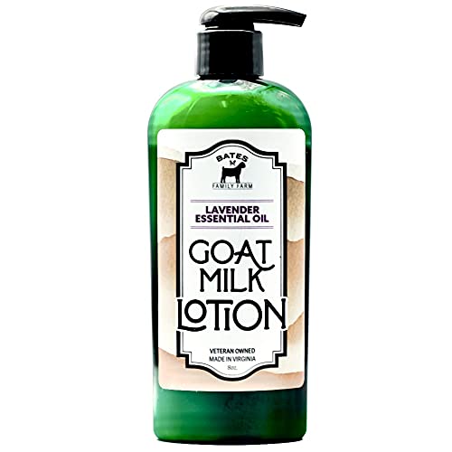 Bates Family Farm Goat Milk Body Lotion - Nourishing Hydration, Lavender Scent - 8 oz