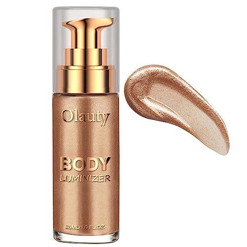 Firstfly Body Foundation - Wrinkle Filler, Natural Glow, Moisturizing - Rose Gold Liquid Highlighter