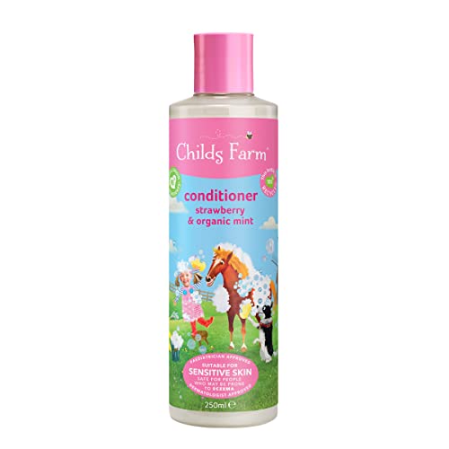 Childs Farm Kids Shampoo & Body Wash - Nourishing for Sensitive Skin, Strawberry Mint - 250ml