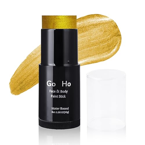 Go Ho Metallic Gold Body Paint Stick - Non-Toxic, Vegan Formula for Creative Makeup - 1.06oz