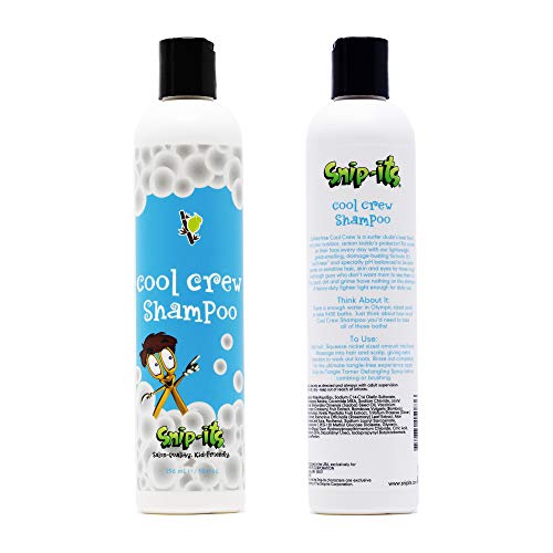 Snip-its Cool Crew Kids Shampoo - Tear-Free, All-Natural Lime Scent, No Harsh Chemicals - 12oz