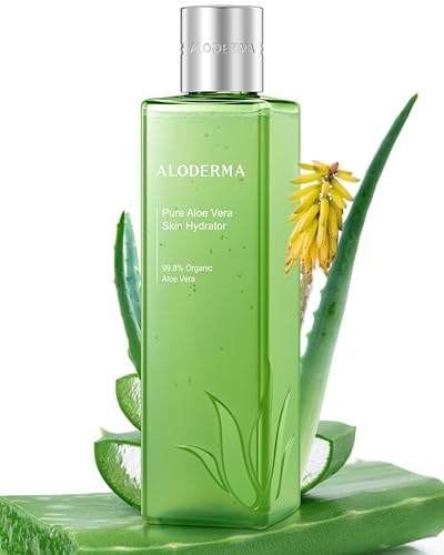 Aloderma Aloe Vera Toner - Hydrating, Calms Redness, Organic Ingredients - 240ml