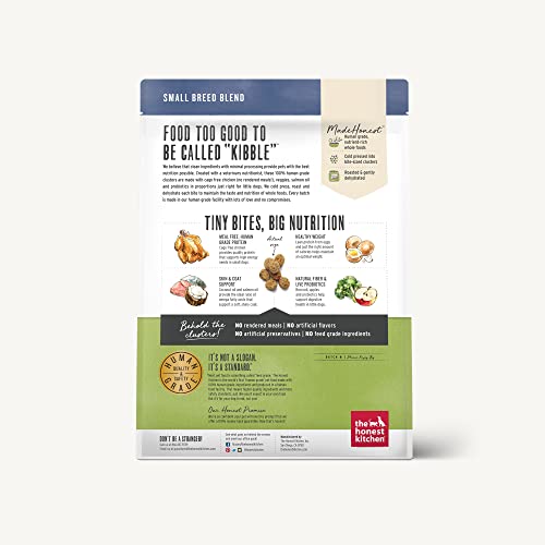 The Honest Kitchen Whole Food Clusters Dry Dog Food - Human Grade, Nutrient-Rich, 4 lb Bag