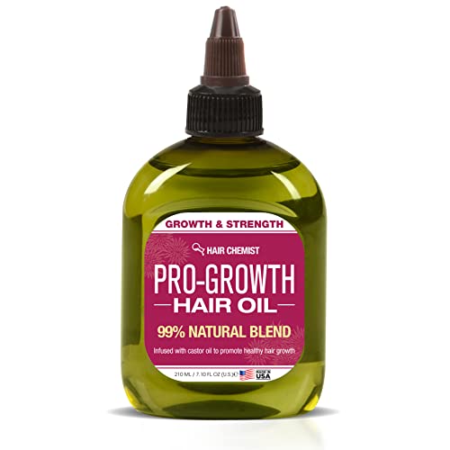 Hair Chemist Pro-Growth Hair Oil - Nourishes Scalp, Strengthens Roots, 99% Natural - 7.1oz