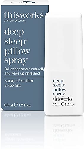 THISWORKS Deep Sleep Pillow Spray - Natural Rest Aid with Lavender, 35ml for Better Sleep