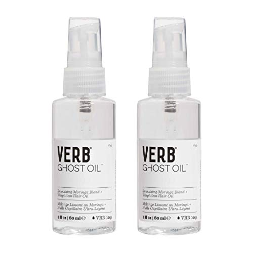 VERB Ghost Hair Oil - Revitalizes, Reduces Frizz, Nourishing Ingredients - 2 fl oz, Pack of 2