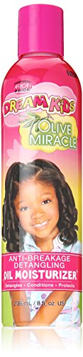 African Pride Dream Kids Hair Care Set - Reduces Breakage, Moisturizes with Olive Oil - 8 Oz