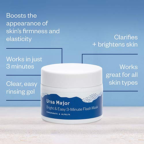 Ursa Major Face Mask - Exfoliates & Brightens Skin, Vegan & Cruelty-Free - 1.57 fl oz