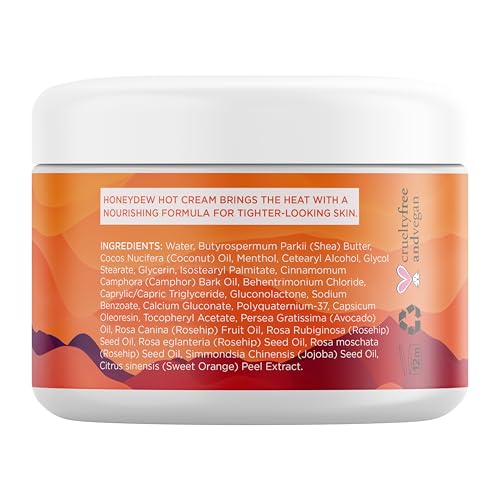 Honeydew Firming Cream - Targets Cellulite, Deep Hydration, Sweat-Activated - 8oz