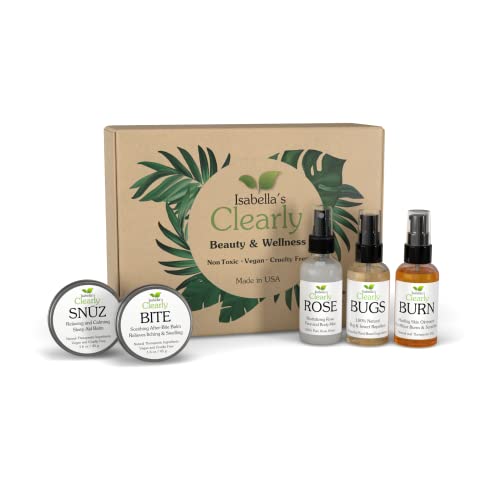 Isabella's Clearly WILD Outdoor Bundle - Natural Essentials Gift Set for Adventurers - 5 Full Size