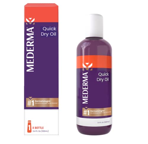 Mederma Body Oil - Improves Scars & Stretch Marks, Natural Botanicals, Fast-Absorbing - 3.4oz