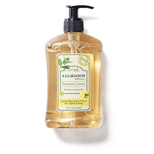 A LA MAISON Liquid Hand Soap - Nourishing Natural Ingredients, Fresh Lemon Verbena Scent - 16.9oz