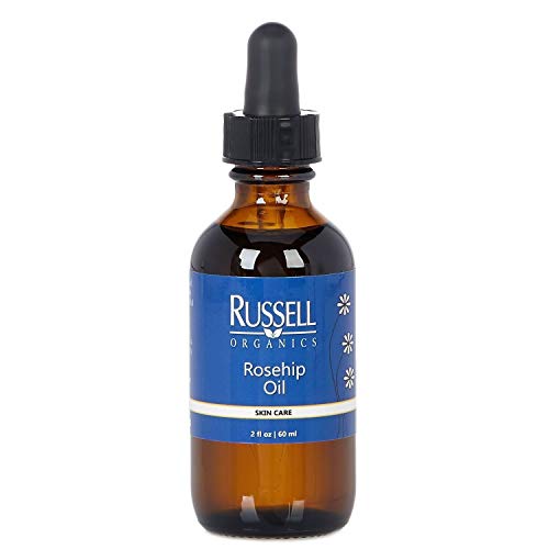 Russell Organics Face Oil - Anti-Aging Moisturizer, Helps Age Spots, Vegan & Cruelty-Free - 1oz