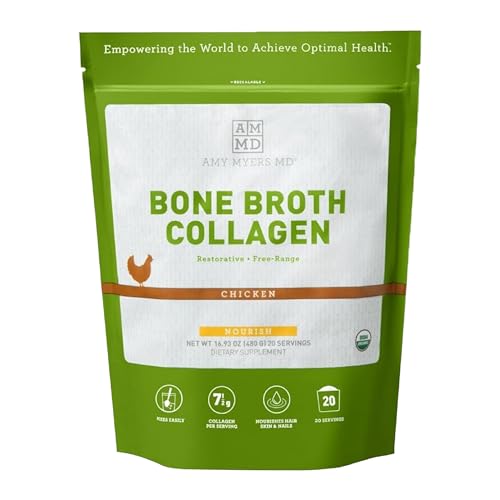 Dr Amy Myers Collagen Protein Powder - Supports Hair, Skin, Nails, Joints - 20 Servings