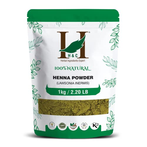 Natural Henna Powder - Adds Color & Shine, Organically Cultivated - 2.20 LB Bulk Pack