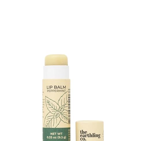 The Earthling Co. Lip Balm - Nourishing Mint Treatment, Bee-Free, Vegan - 0.33 oz