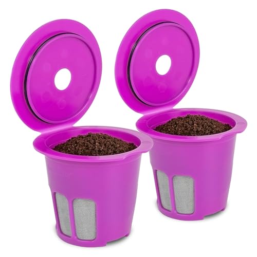 Perfect Pod Reusable Coffee Pod Filter - Fresh Brew, BPA-Free, Compatible with K-Mini Plus - 2-PK