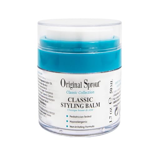 Original Sprout Essential Oil Styling Balm - Firm Hold, Hydrating Ingredients, 1.7 oz Jar