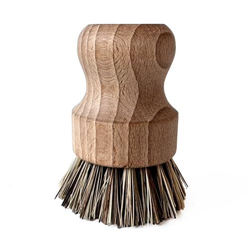 Murchison-Hume Pot Scrubber - Ergonomic, Ultra-Strong Bristles, Compostable - 3.35 inches