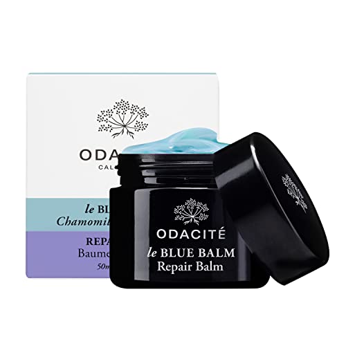 ODACITE Face Moisturizer - Nourishing Repair Balm with Blue Chamomile & Shea Butter - 1.69oz