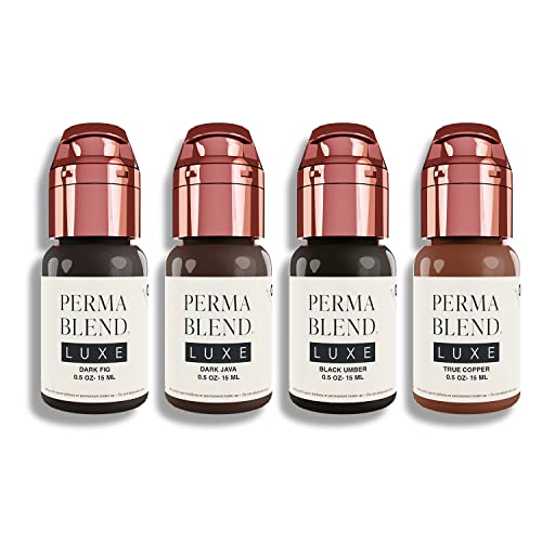 Perma Blend Luxe Eyebrow Tint Kit - Vibrant Shades, Vegan & Cruelty-Free - 4 x 0.5 oz