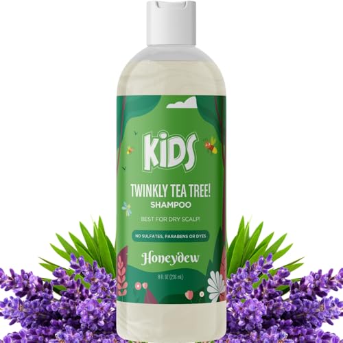 HONEYDEW Kids Shampoo - Soothing Dry Scalp Care with Tea Tree & Rosemary - 8 oz