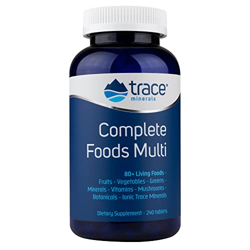 Trace Minerals Complete Foods Multi - Supports Energy & Digestion, All Natural, 240 Tablets