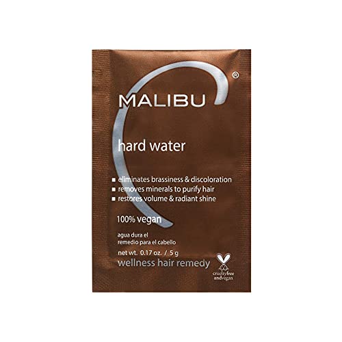 Malibu C Hard Water Wellness Hair Mask - Detoxifies & Restores Shine with Vitamin C - 1 Packet