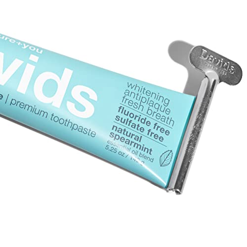 Davids Toothpaste - Fluoride-Free Whitening, Natural Spearmint, EWG Verified - 5.25oz