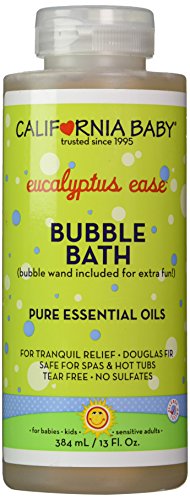 California Baby Eucalyptus Ease Bubble Bath - Tension Relief, Natural Ingredients - 13oz