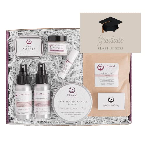 Austin Artisan Gift Set for Women - Relaxation Kit with Bath Salts, Candle, Body Oil - Made in USA