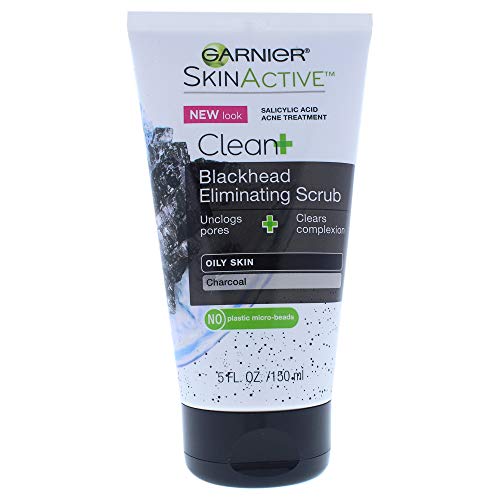 Garnier SkinActive Body Scrub - Unclogs Pores, Clear Complexion with Charcoal & Salicylic Acid - 5oz