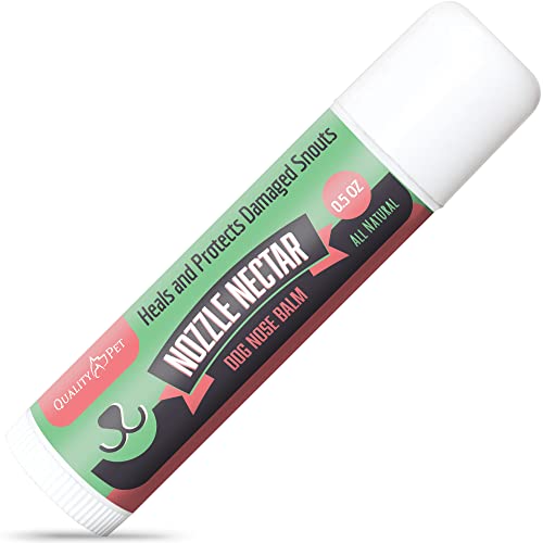 Nozzle Nectar Dog Nose Balm - Heals & Protects Dry Noses, 100% Organic - 0.5oz