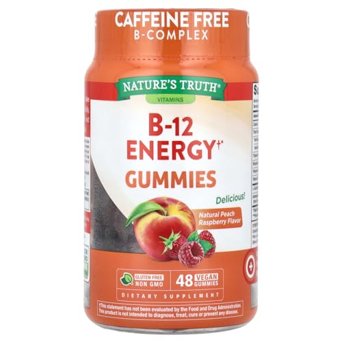 Nature's Truth Vitamin B Complex Gummies - Essential B-Vitamins, Vegan & Non-GMO - 48 Count