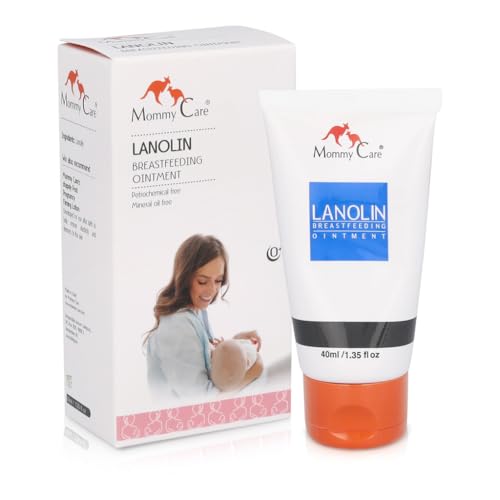 Mommy Care Lanolin Nipple Cream - Relieves Cracked Nipples, Safe for Mom & Baby - 40ml