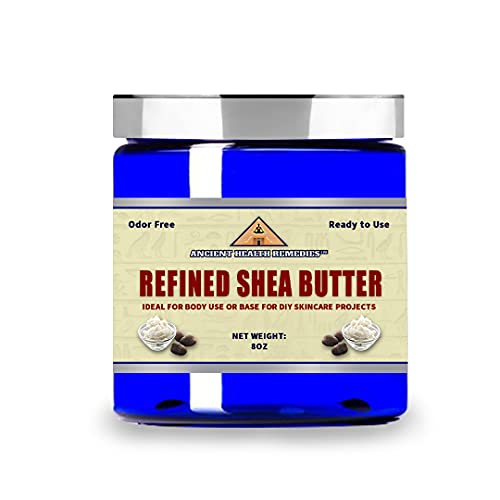 Ancient Health Remedies Body Butter - Moisturizes Dry Skin, Vegan, Hexane-Free - 8oz Unscented