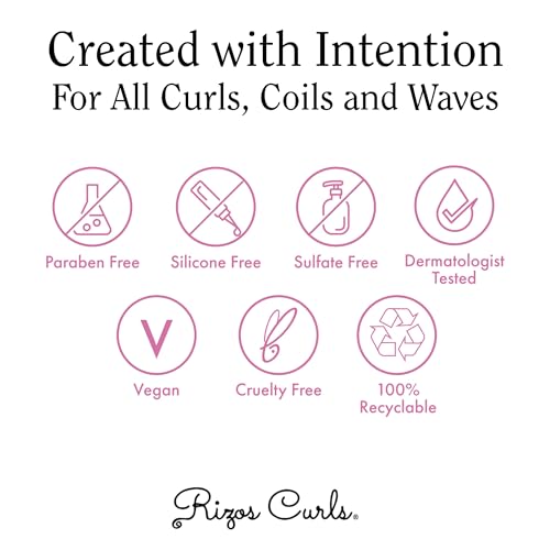 Rizos Curls Hair Care Set - Define, Refresh & Detangle Curls, Frizz Control - 3 Products