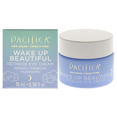 Pacifica Beauty Eye Cream - Hydrates & Smooths Fine Lines, Petroleum-Free Retinoid - 0.5 Fl Oz