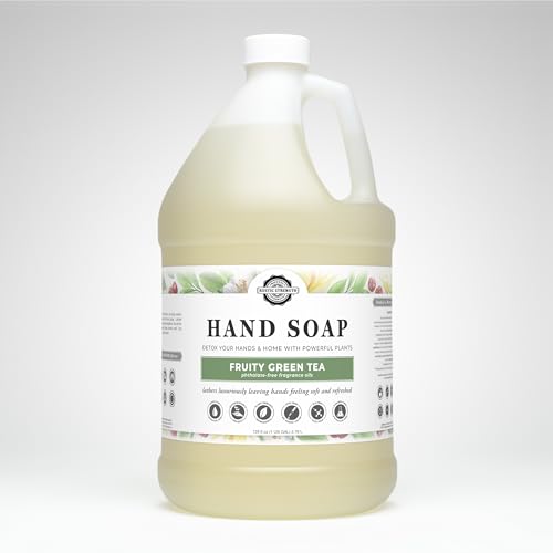 Rustic Strength Plant-Based Hand Soap - Non-Drying, Hypoallergenic, Vegan - 1 Gallon Refill