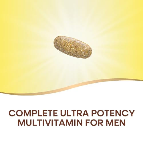 Nature's Way Alive! Men's Daily Ultra Multivitamin - Supports Heart & Muscle Health - 60 Tablets