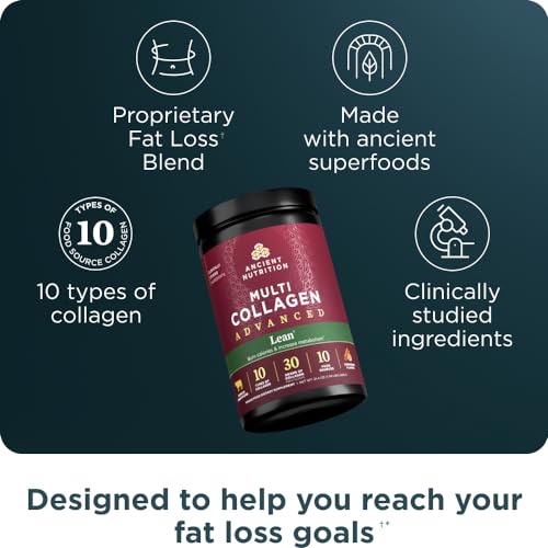 Ancient Nutrition Collagen Protein Powder - Supports Weight Management & Muscle Growth, 25 Servings