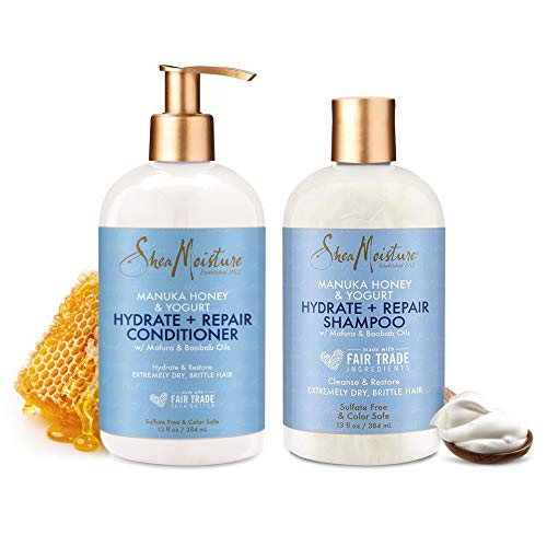 SheaMoisture Hydrate & Repair Conditioner - Restores Vitality, Softens & Detangles - 13 Fl. oz