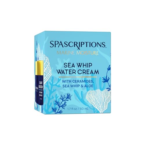 SpaScriptions Marine Moisture Sea Whip Cream - Daily Hydration with Restoring Ceramides - 1.7 fl oz