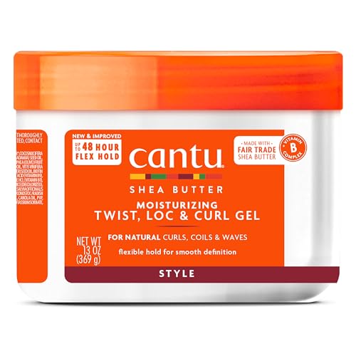 Cantu Hair Gel - Moisturizes & Defines Natural Curls, No Harsh Ingredients - 13oz