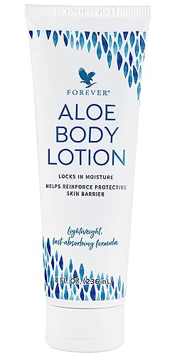 Forever Living Aloe Body Lotion - Fast-Absorbing Hydration, Vegan & Gluten-Free - 8 Fl Oz