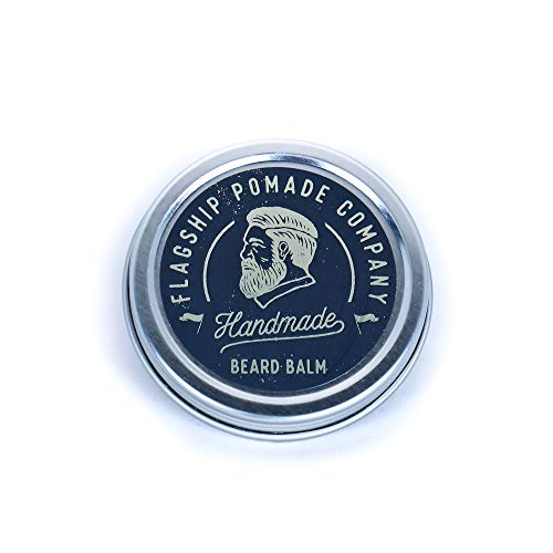 Flagship Handmade Beard Balm - All Natural Vegan, Bay Orange Scent - 2oz