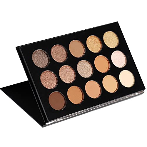 EPILYNX Eyeshadow Palette - Allergen-Free, Vegan, Hypoallergenic, 15 Iridescent Shades