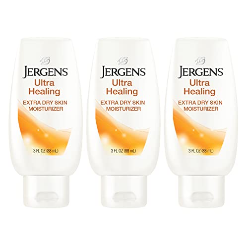 Jergens Body Lotion - Hydrates & Heals Extra Dry Skin with HYDRALUCENCE Blend - 3 Fl Oz (Pack of 3)